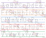 ABC's Tracing Board Template